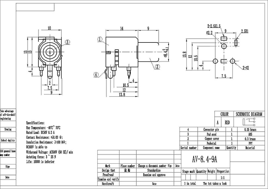 AV-SINGLE HOLE