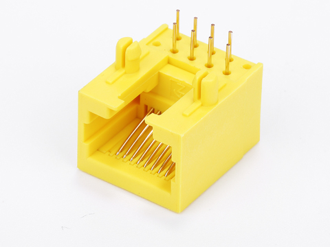 Net connector yellow half cover