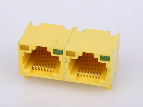 Net connector double yellow