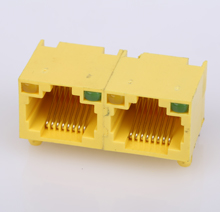 Net connector double yellow