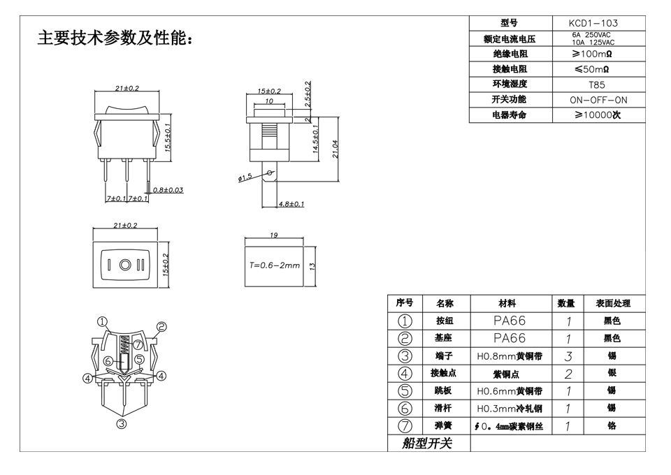 RSI-B3 3PIN RED LIGHT