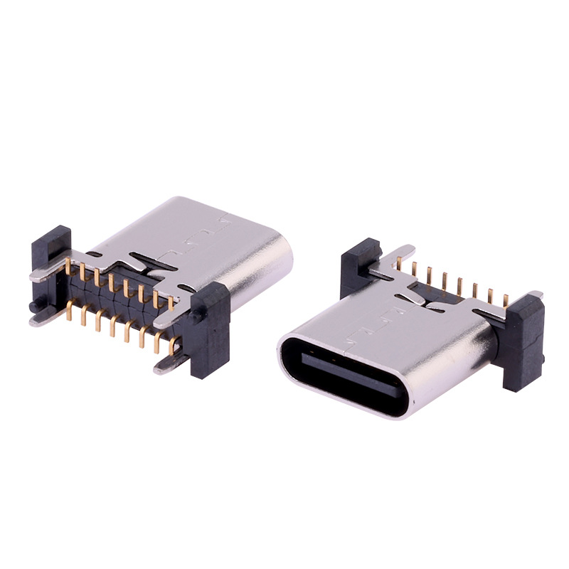14Pin Vertical SMT Female Connector, Straight Pin, H=8.8/9.3/10.0/10.5mm